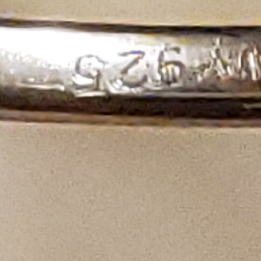 Swarovski Bespoke Flower Golden Shadow Crystal Solitaire Ring in 925 Sterl Silv - Picture 7 of 11